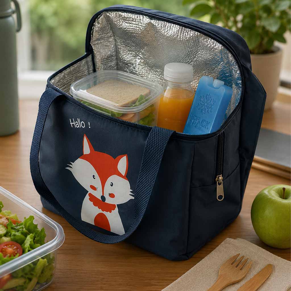 Torba termoizolacyjna Śniadanie Lunch Lis Pomarańczowa