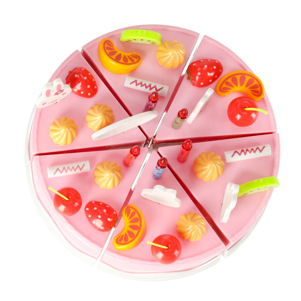Geburtstagskuchen-Schneideküche 75 El. Rosa