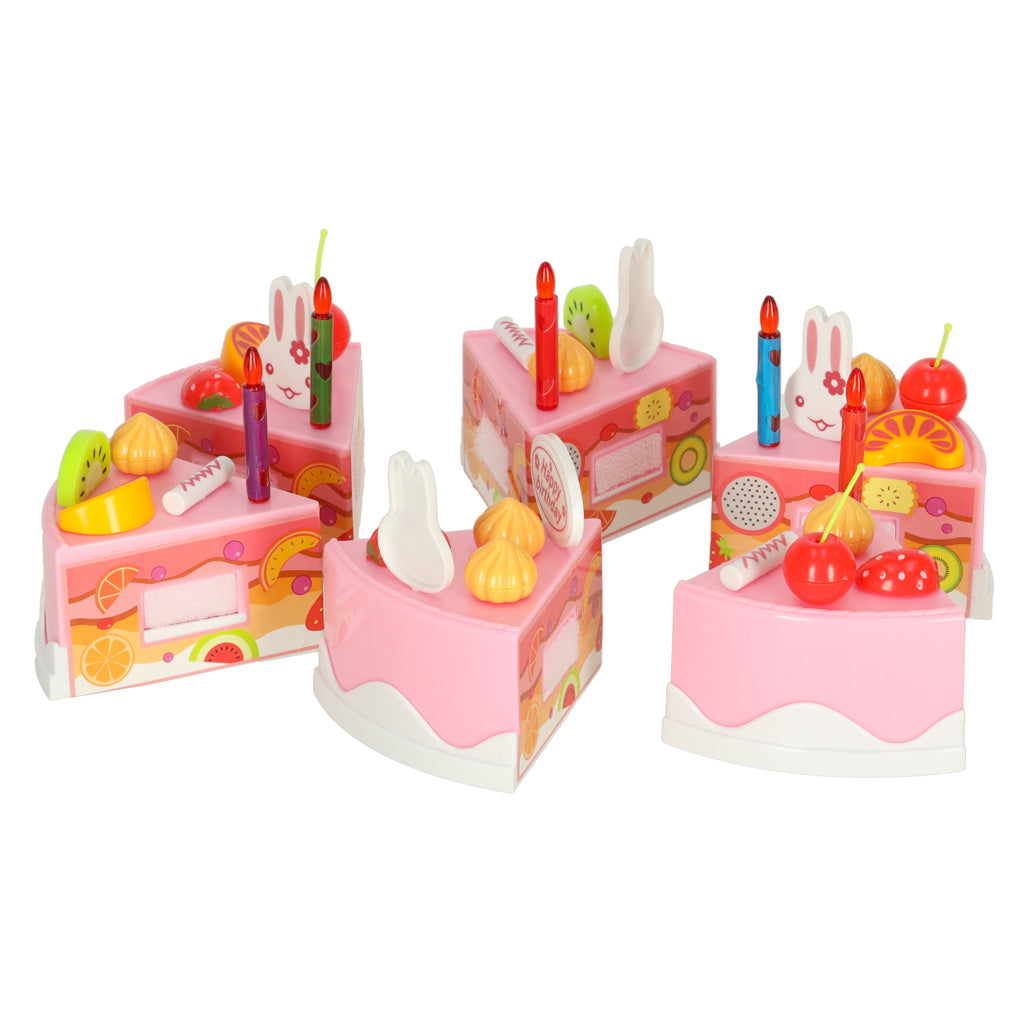 Birthday Cake Cutting Kitchen 75 El. Pink