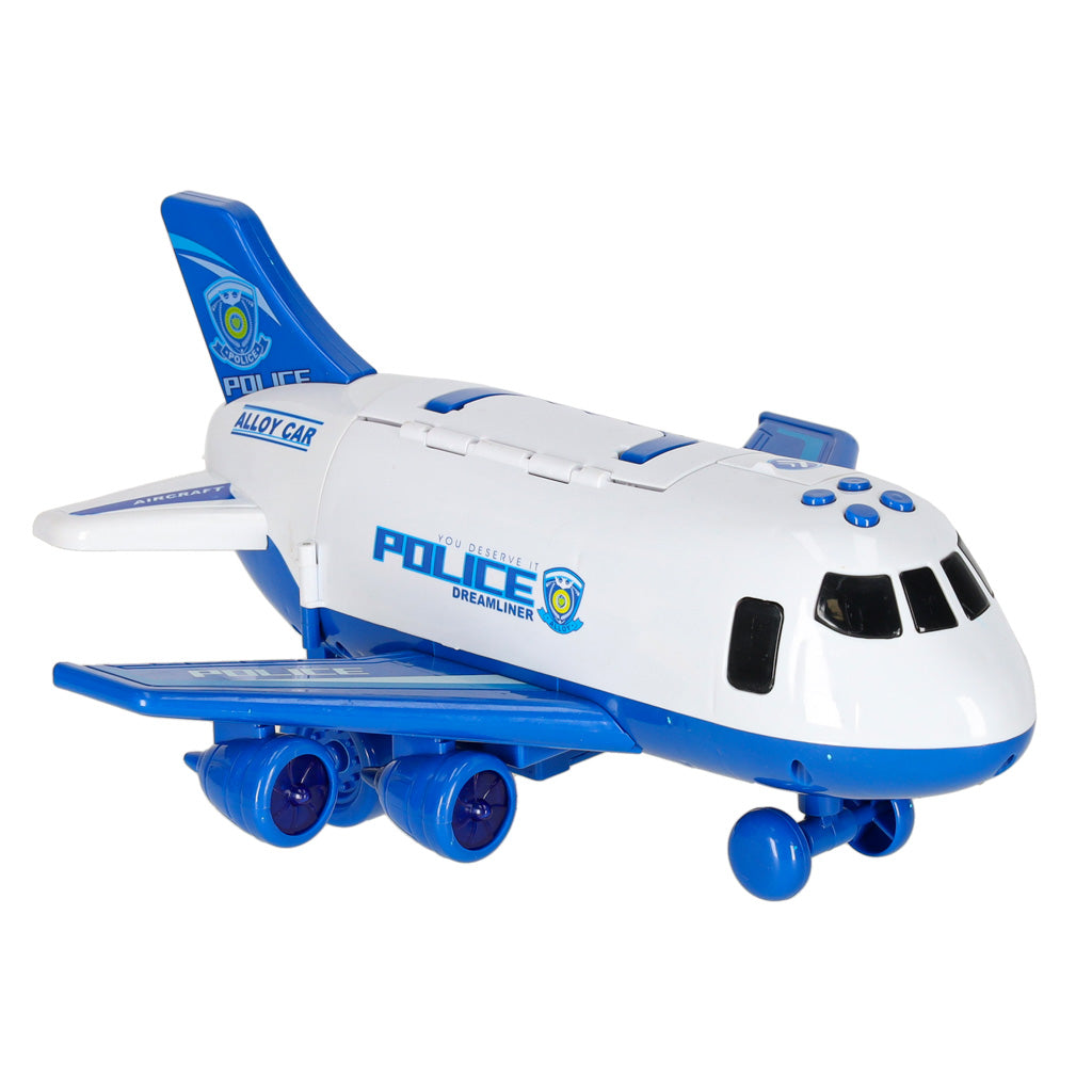 Transporter Plane + 3 Cars Police
