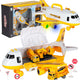 Transporter Plane + 3 Cars Construction Vehicles