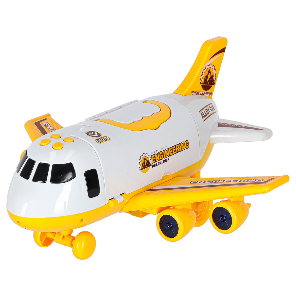 Transporter Plane + 3 Cars Construction Vehicles