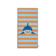Swim Essentials Beach Towel Microfiber - Multicolor - Tropic Shark - 135 X 65 Cm