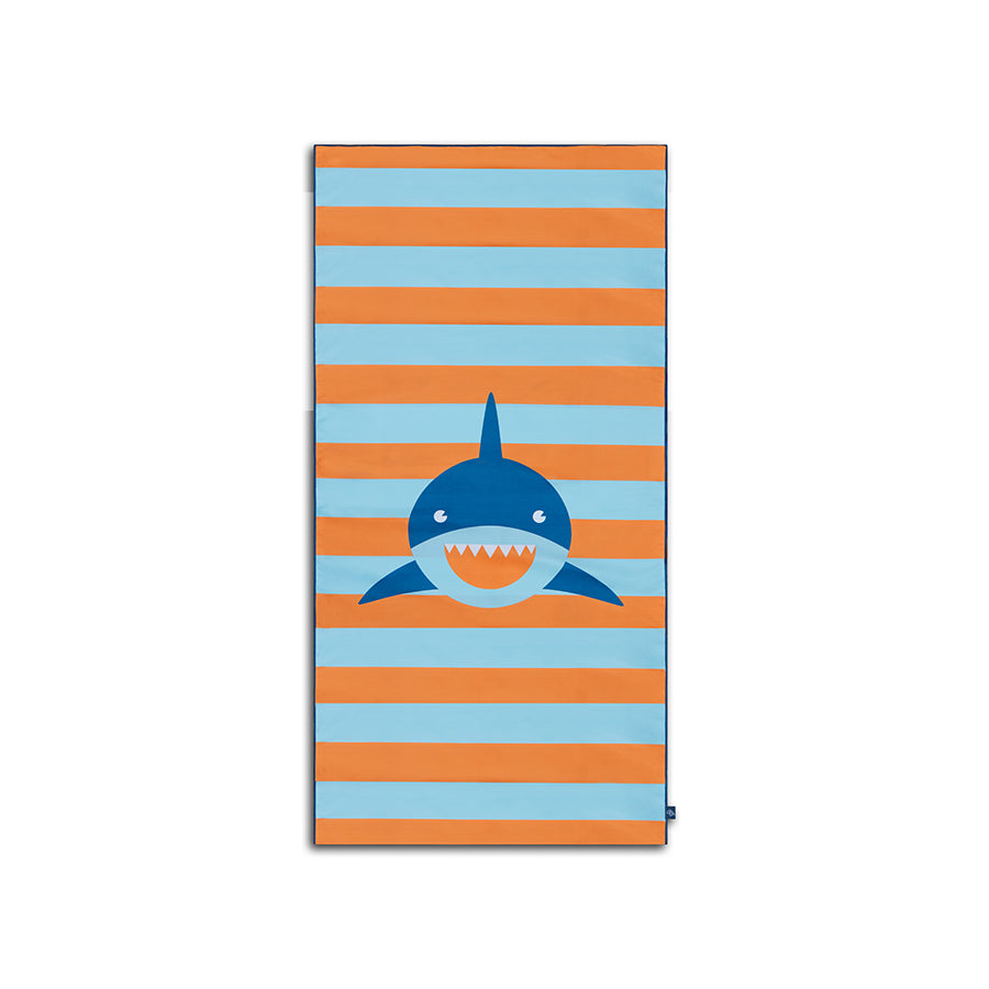 Swim Essentials Strandtuch Mikrofaser – Mehrfarbig – Tropic Shark – 135 x 65 cm