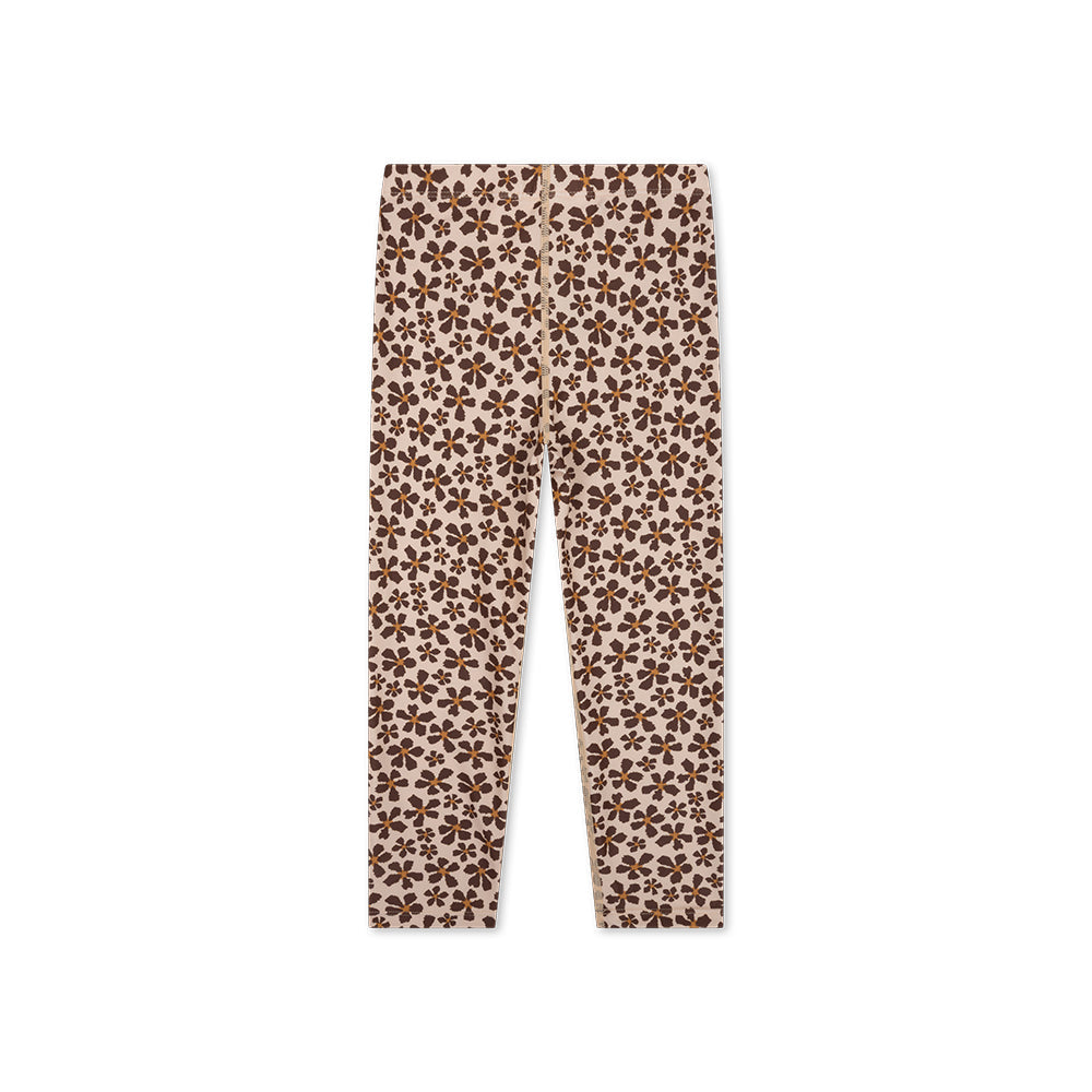 Swim Essentials Uv Legging - Girls - Orange - Wild Flowers