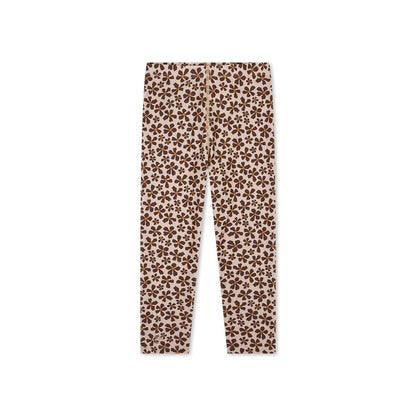 Swim Essentials Uv Legging - Girls - Orange - Wild Flowers