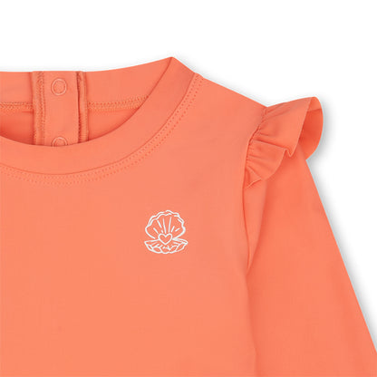 Swim Essentials Uv Swimming T-shirt Long Sleeves - Pink - Shell Tastic