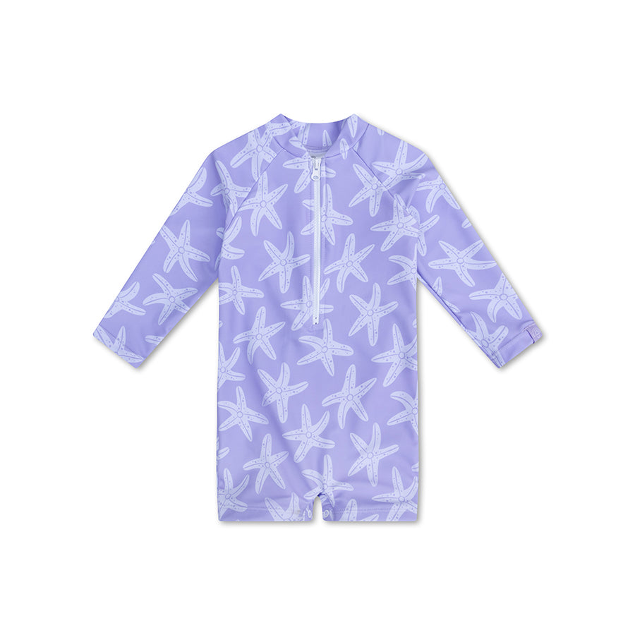 Swim Essentials Uv Swimsuit Boys - Lila - Seastar
