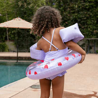 Maillot de bain Swim Essentials Filles - Lila - Léopard