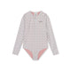 Swim Essentials Uv Swimsuit Girls With Long Sleeves - Old Pink - Cozy Hearts