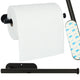 Toilet Paper Towel Holder Black