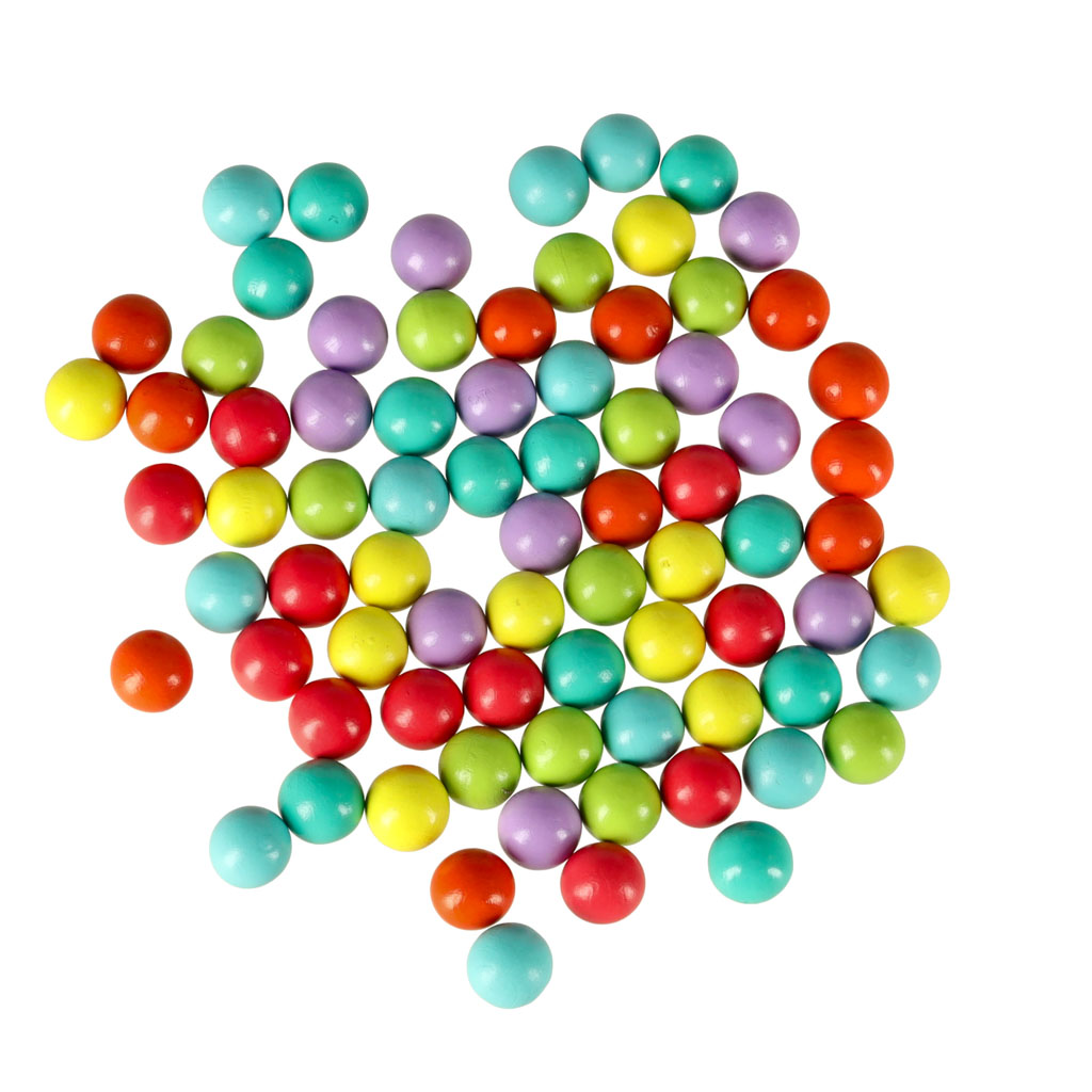 Puzzle éducatif en mosaïque de boules de perles Montessori 77el.