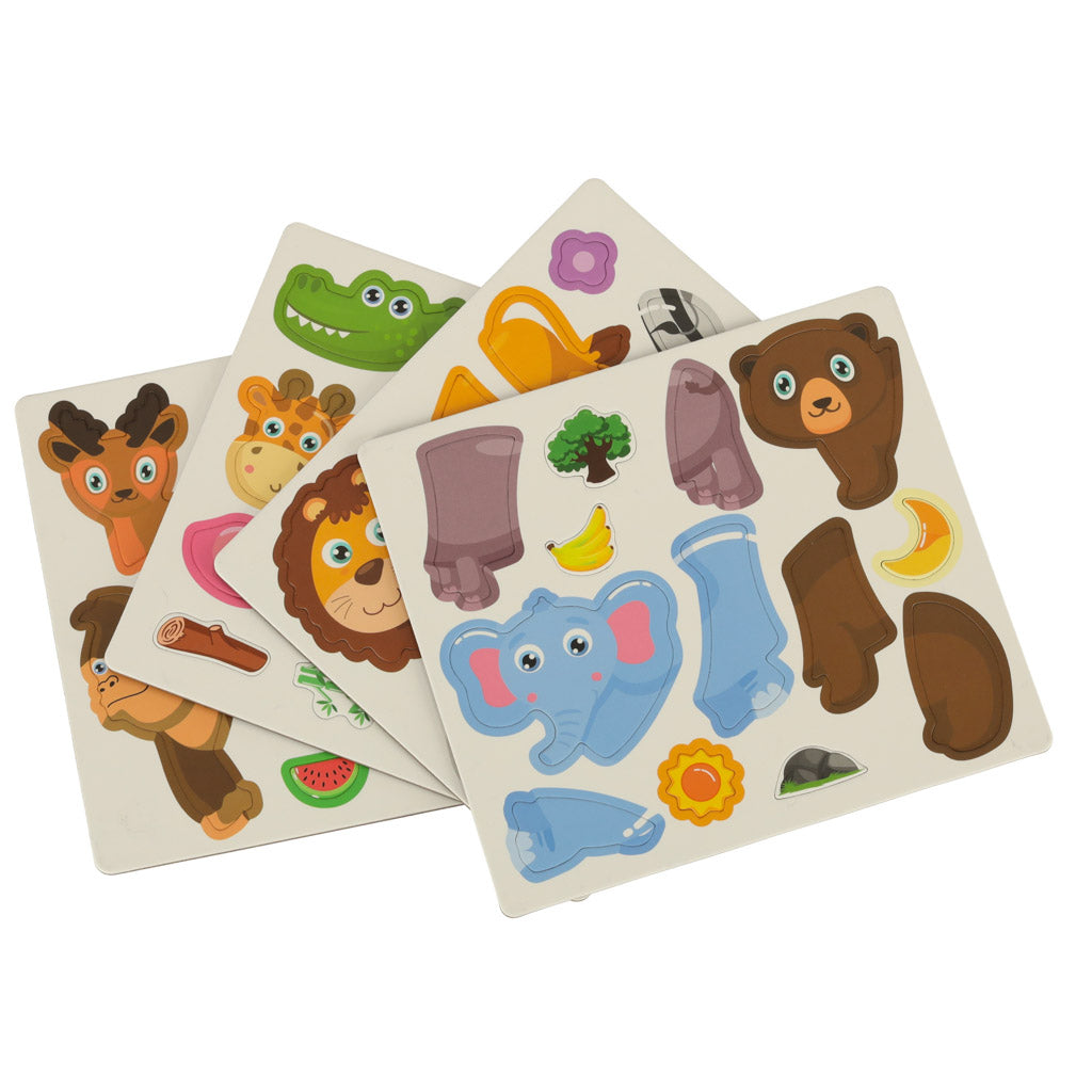 Magnetic Puzzle Animals Safari 47el.