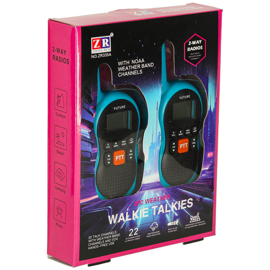 Walkie Talkie Walkie Talkies For Children 3km Range Set Of 2 Pcs.