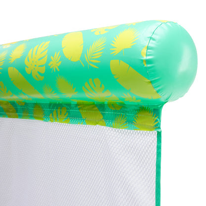 Swim Essentials Water Hammock - Green - Leafy Escape