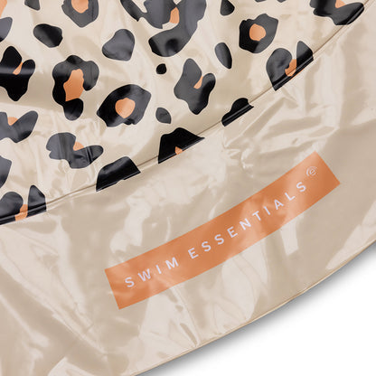 Swim Essentials oppustelig vandsprøjte - Beige - Safari Chic - Ø 150 Cm