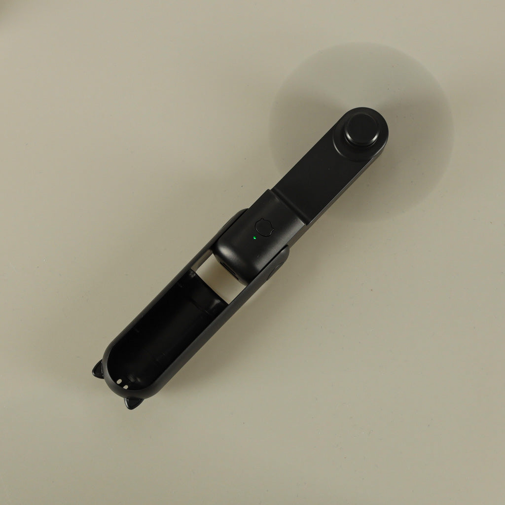 Ventilatore da scrivania Mini mulino a vento pieghevole portatile USB portatile nero