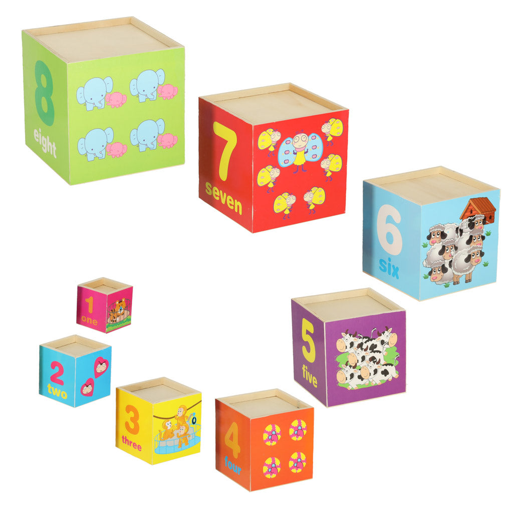 Educational Wooden Tower Sorter Shapes Learning To Count 71cm Xxl