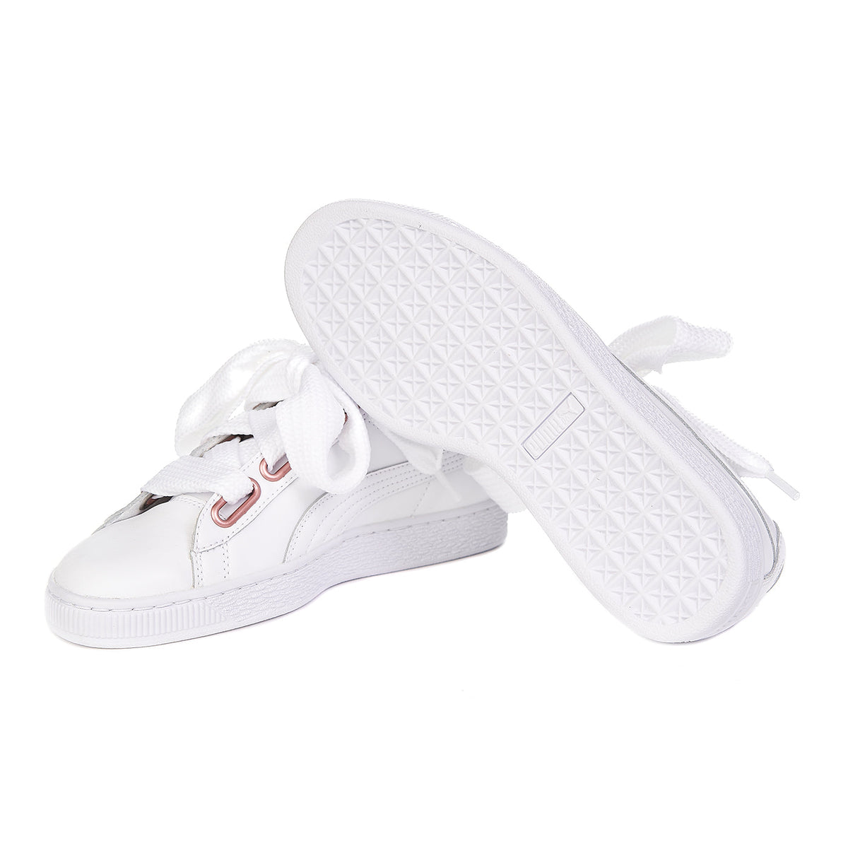 Puma Basket Heart Leer Wns