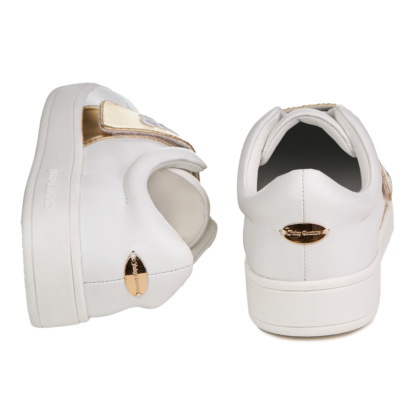 Juicy Couture Baskets Cuir Naturel Cynthia Basse Blanc Blanc