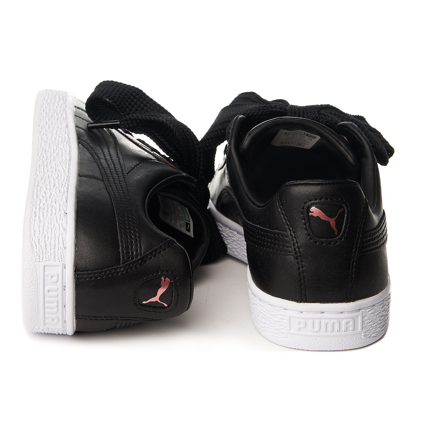 Puma Basket Heart Piele Negru
