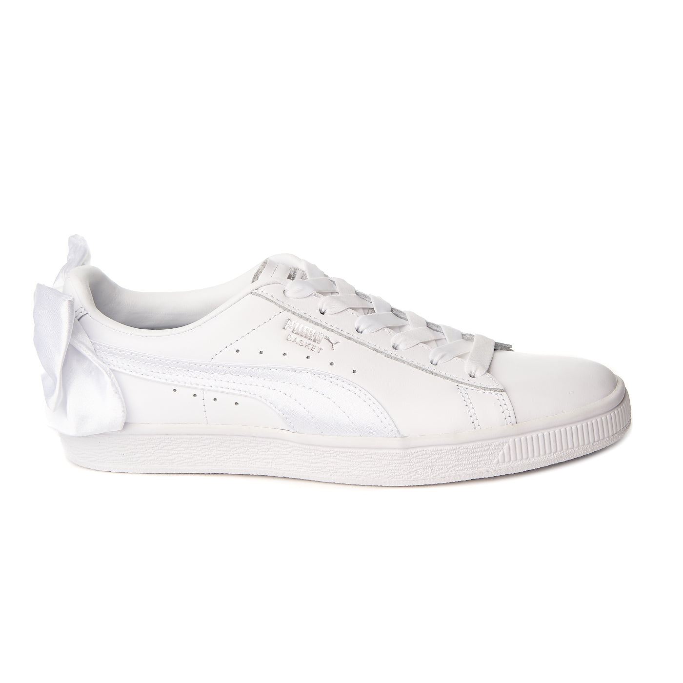 Puma Basket Bow Wns White