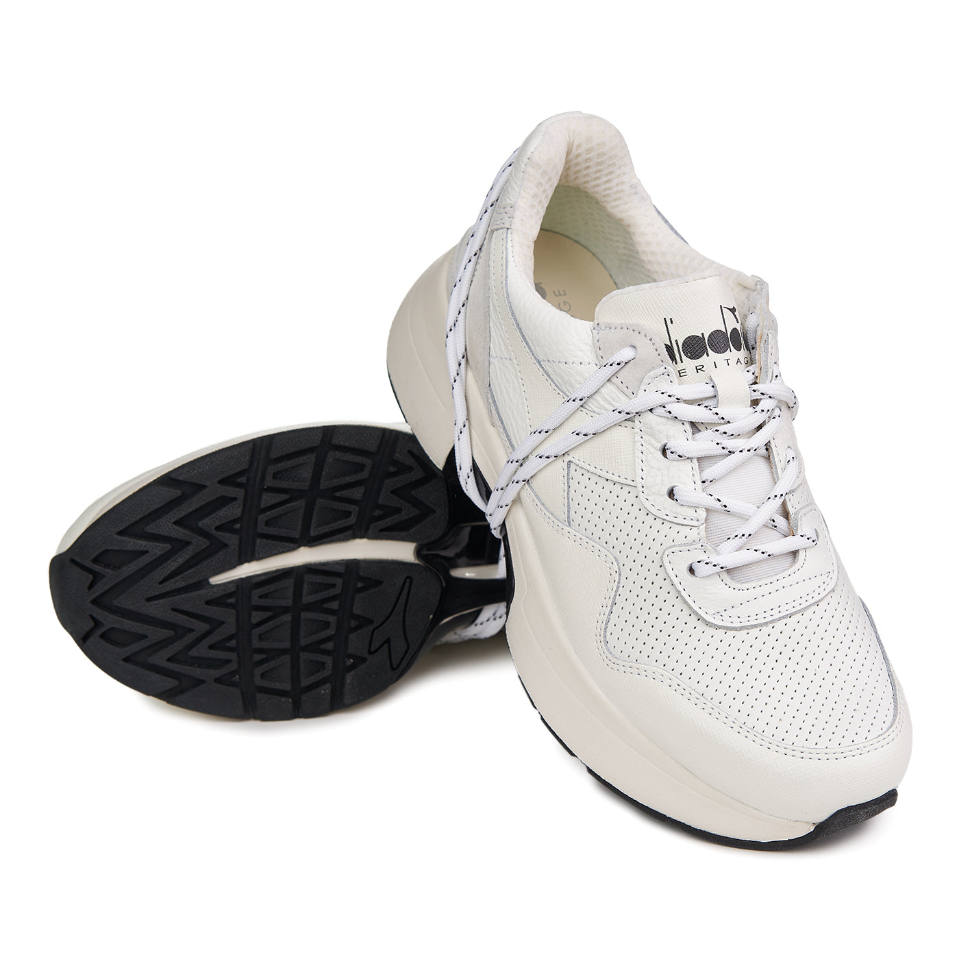 Diadora Sneakers Damen Naturleder N9000 TXS H Leder Weiß ZLN 0739