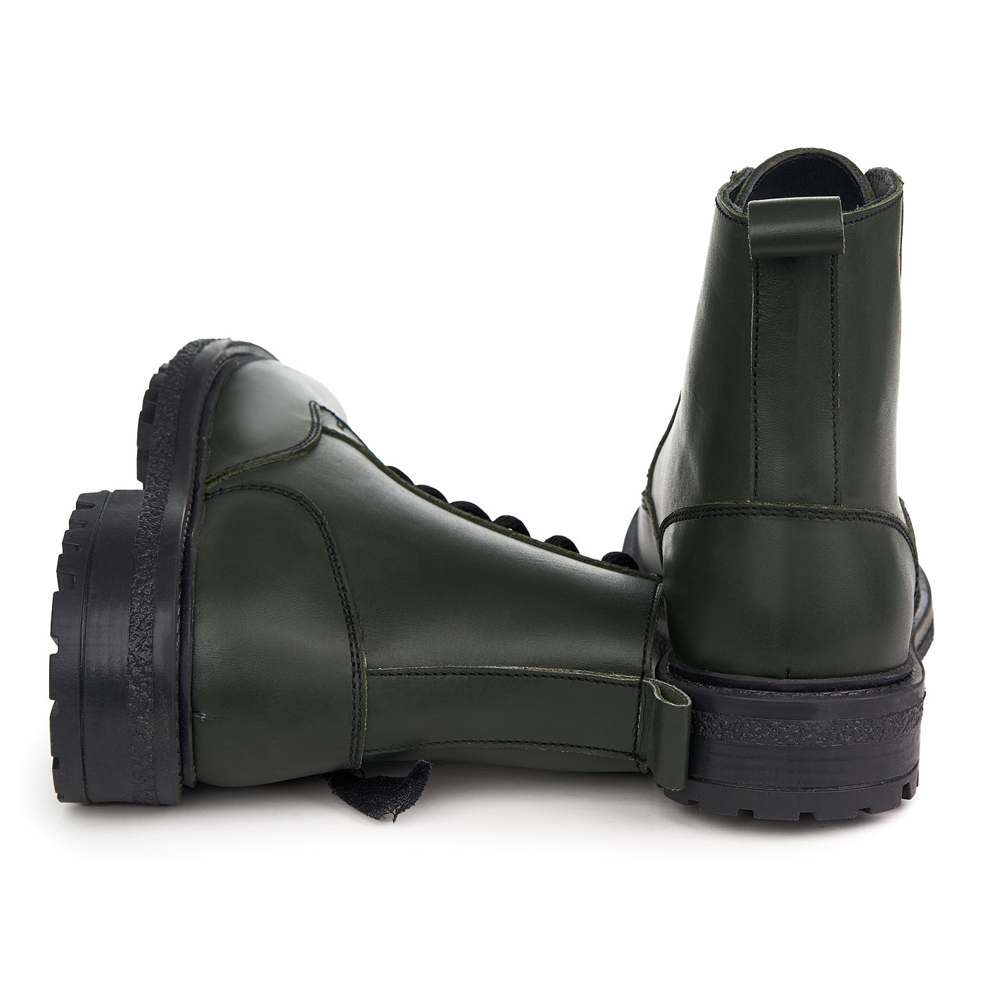 Dechase Botas Mujer Piel Natural Keff Verde Waxi Verde
