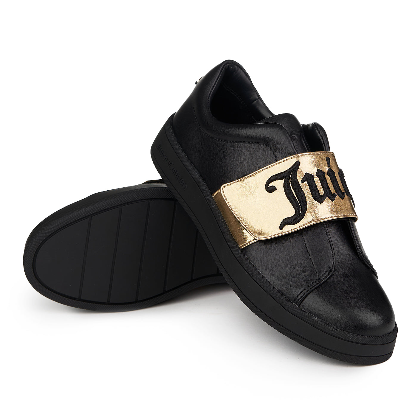 Juicy Couture Baskets Cuir Naturel Cynthia Basse Noir