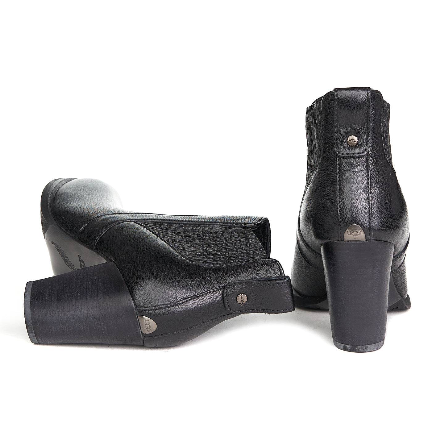 Botas Ugg Cobie Ii Cuero Natural Negro