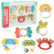 Sensory Teether Rattle Set Of 6 Pcs.