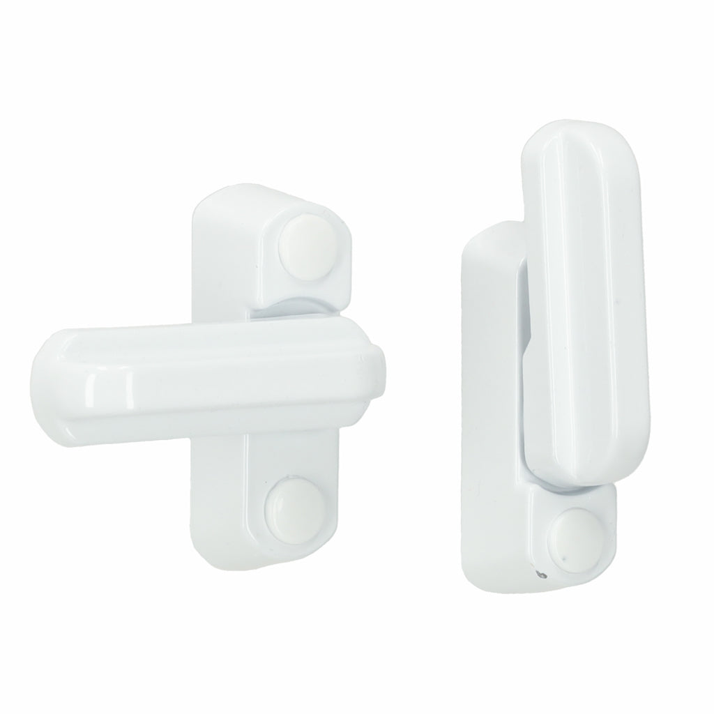 Security Window Lock White 2pcs