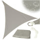 Luaro Garden Terrace Sunshade Sail Waterproof 3x3x3m Triangle Grey