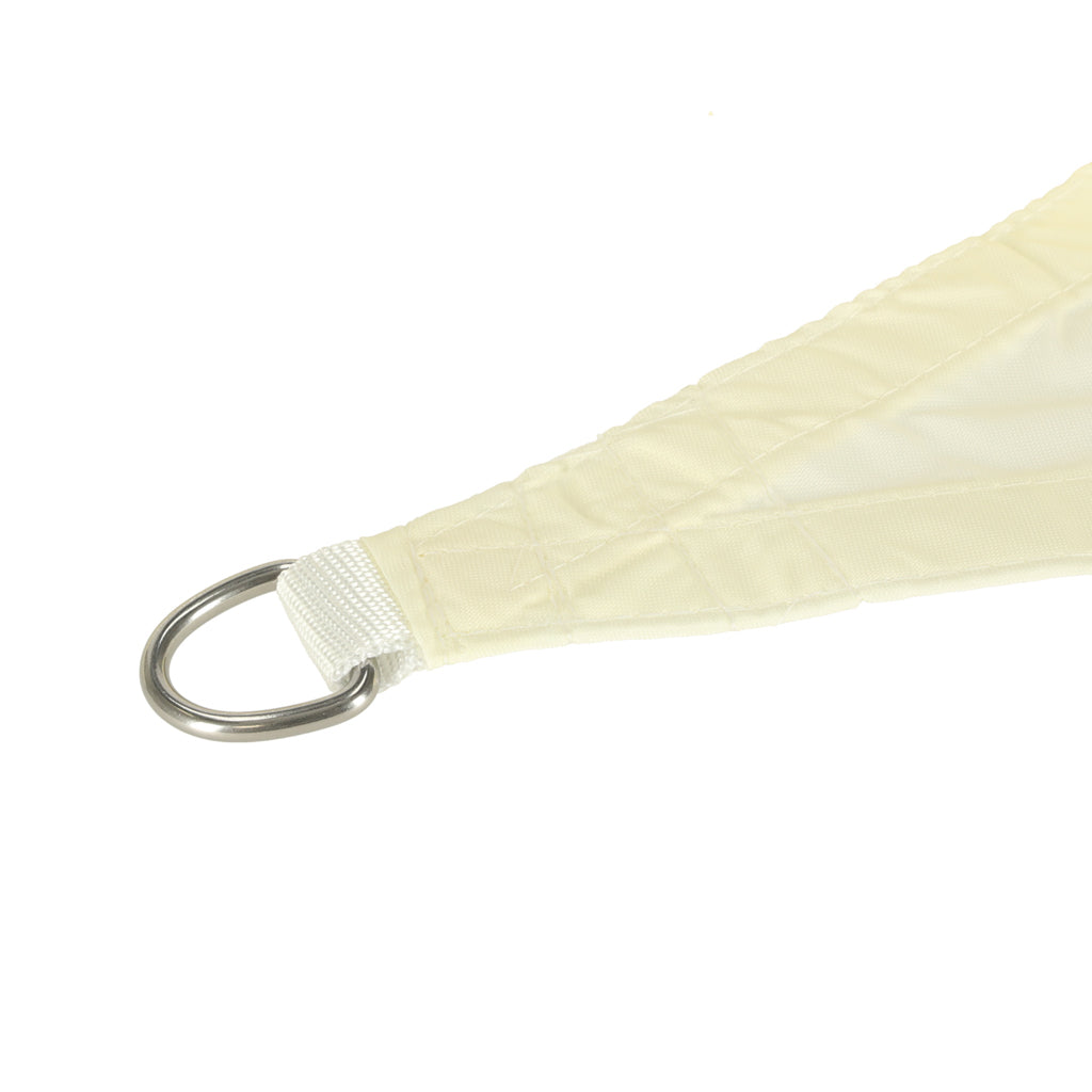 Luaro Garden Terrace Sunshade Sail Waterproof 4x4x4m Triangle Beige