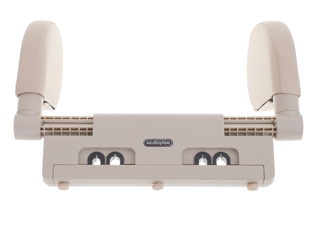 Head And Neck Adjustable Car Headrest Beige