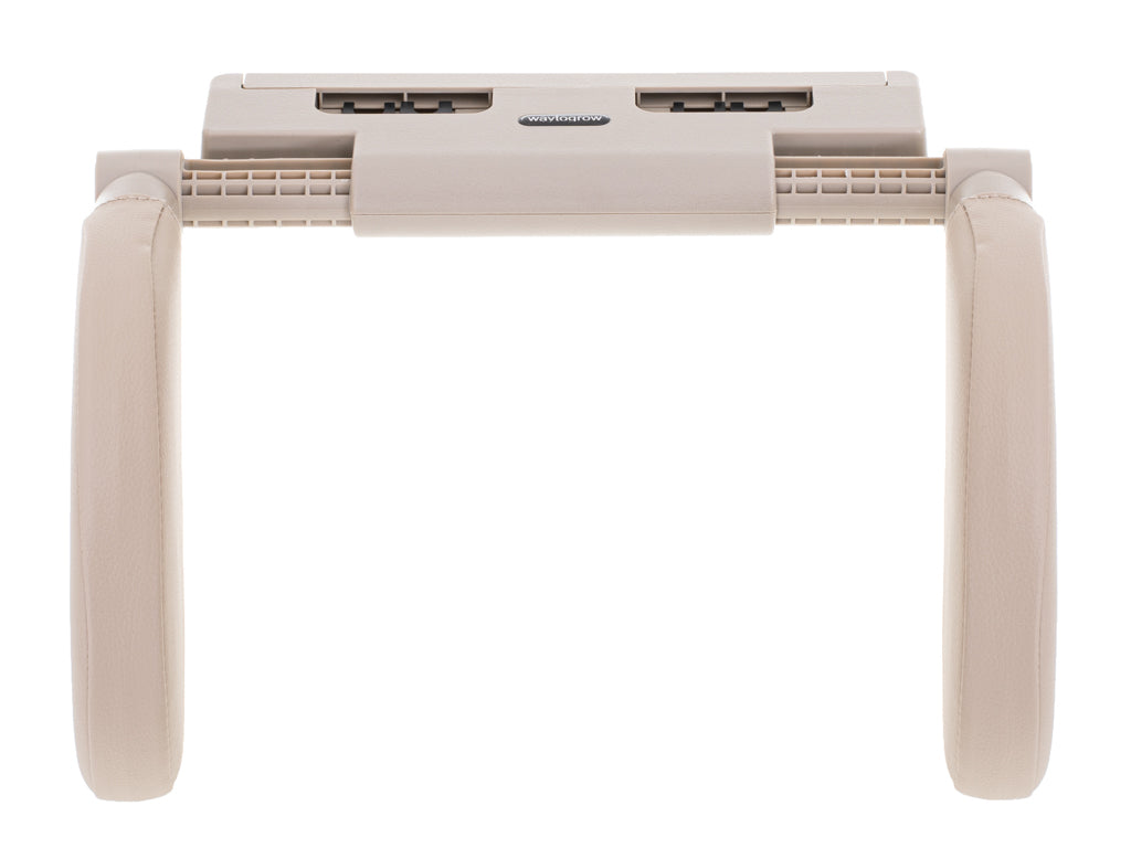Head And Neck Adjustable Car Headrest Beige