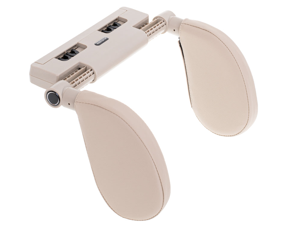 Head And Neck Adjustable Car Headrest Beige