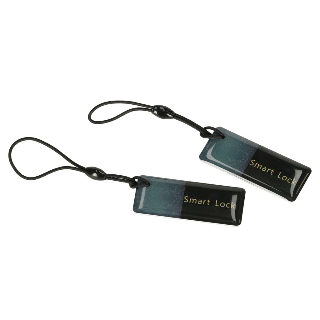 Fingerprint Code Combination Door Handle Card Black