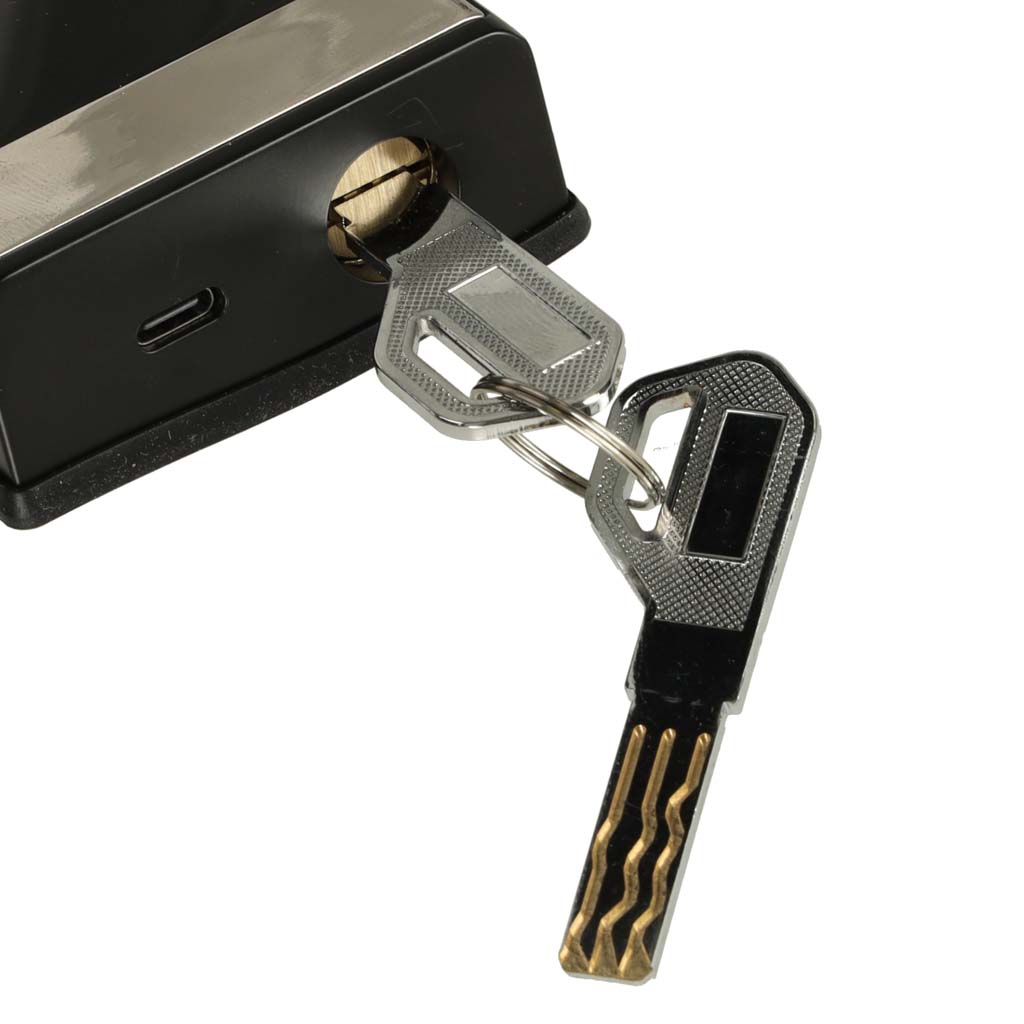 Fingerprint Code Combination Door Handle Card Black