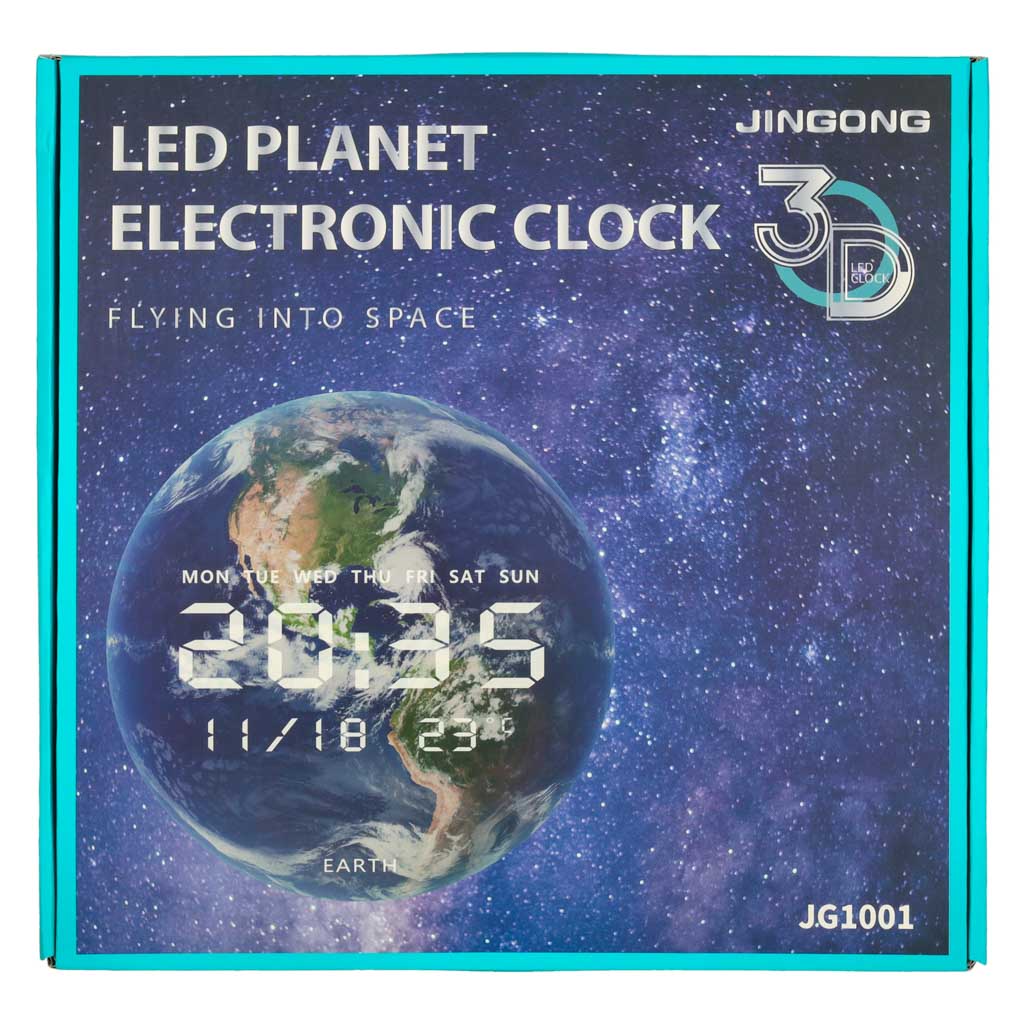 Planet Mars Orange 32cm Price Clock