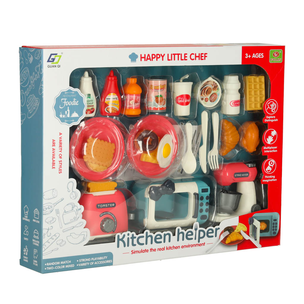 Microwave Toaster Mixer Vegetables + Accessories