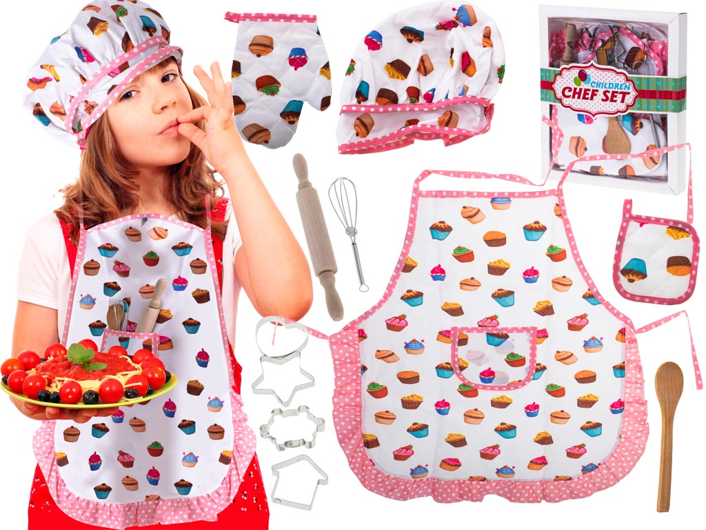 Kitchen Set For Cooking Apron + Accessories