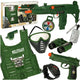 Military Outfit Set Vest Rifle Binoculars