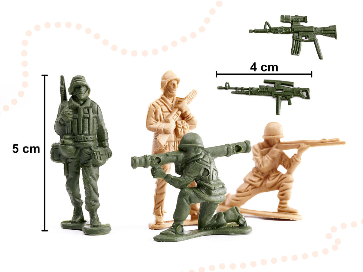 Soldiers Military Base Figures Set 114el.