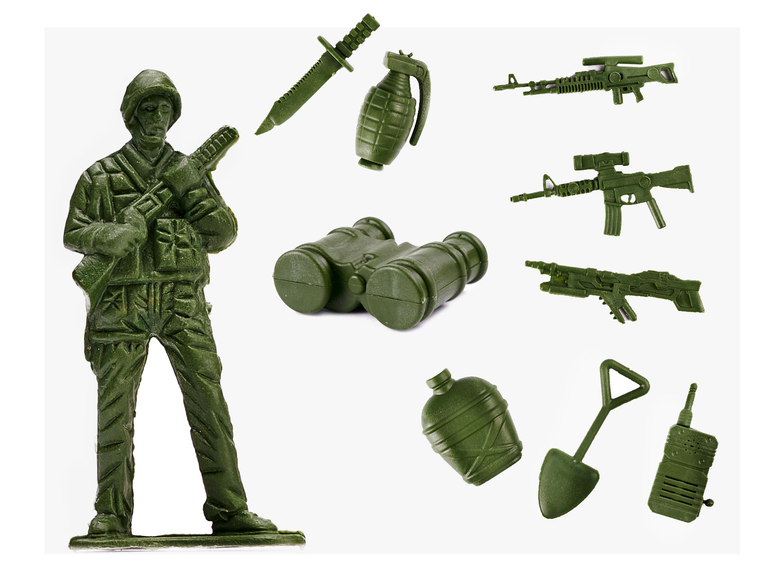 Soldiers Military Base Figures Set 307el.