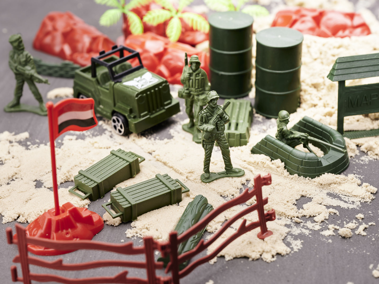 Soldiers Military Base Figures Set 307el.
