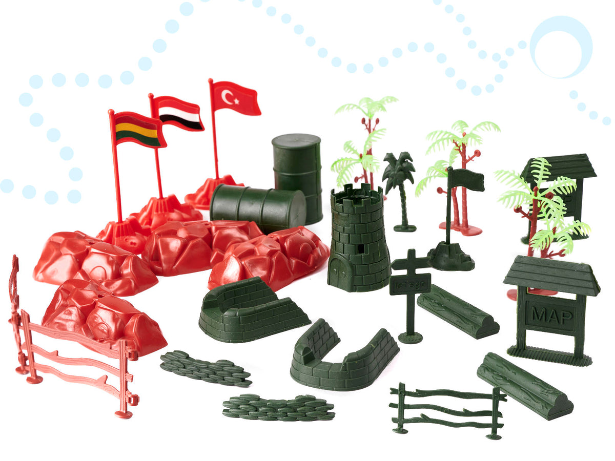 Soldiers Military Base Figures Set 307el.