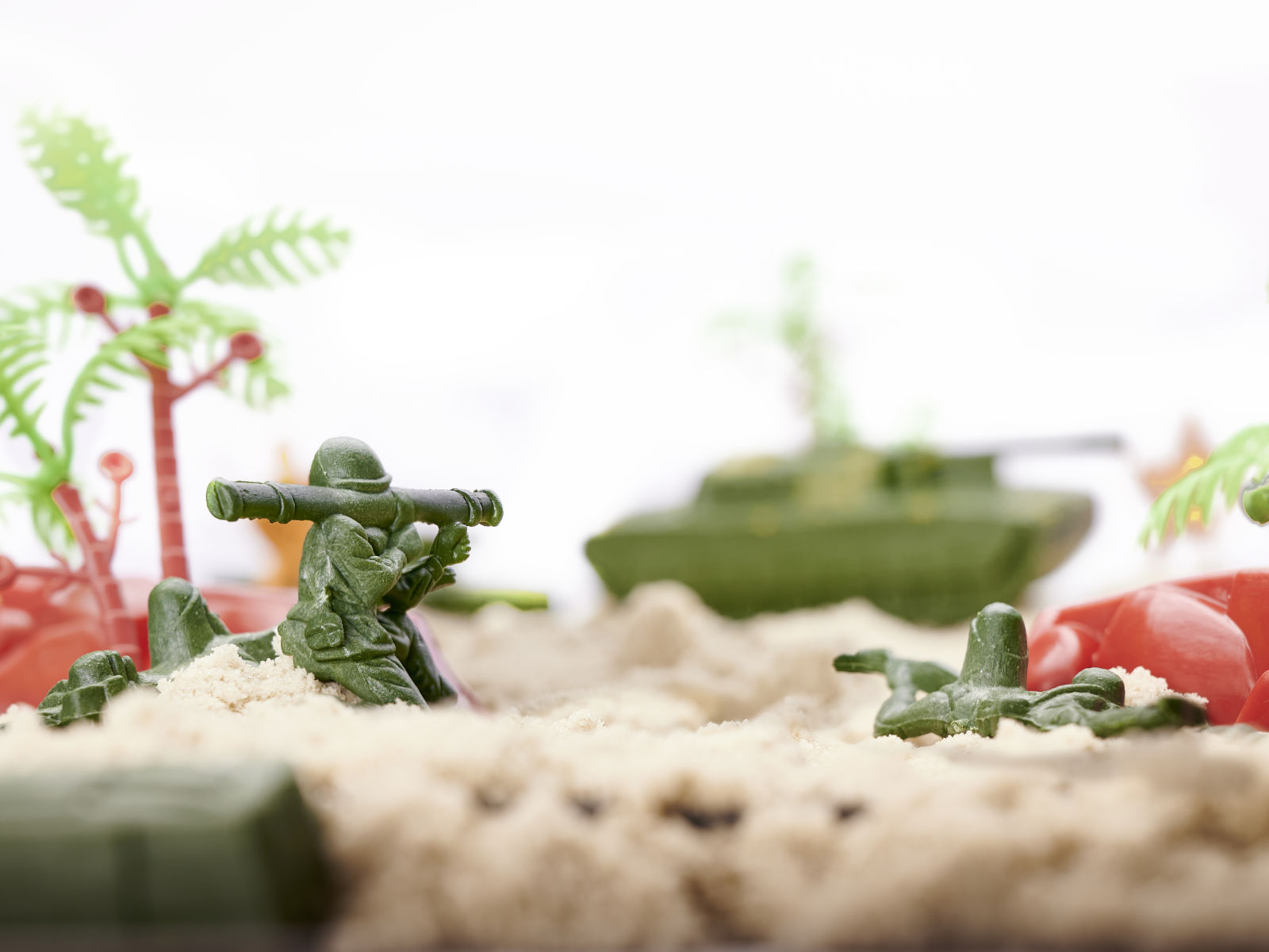 Soldiers Military Base Figures Set 307el.