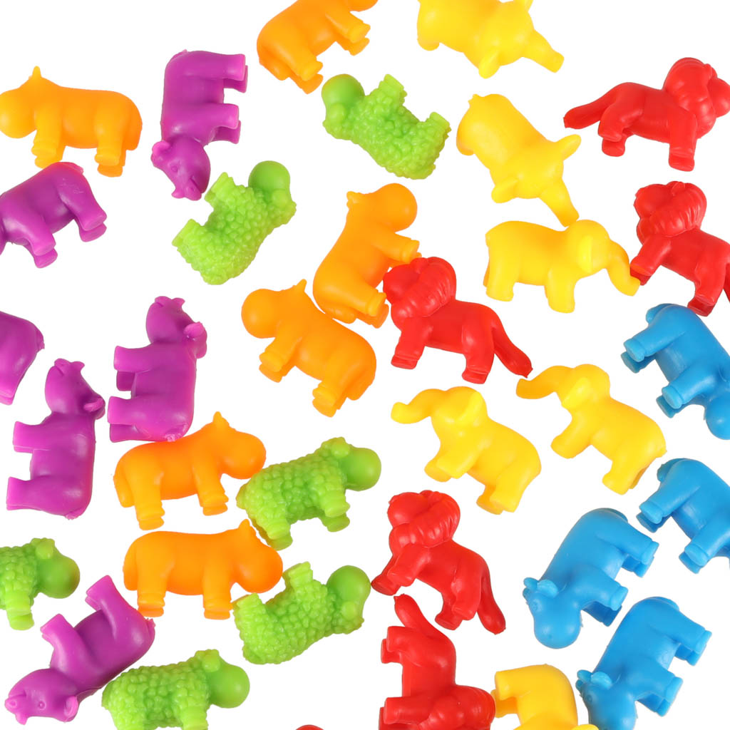 Animals Safari Educational Learning To Count Montessori 36el.