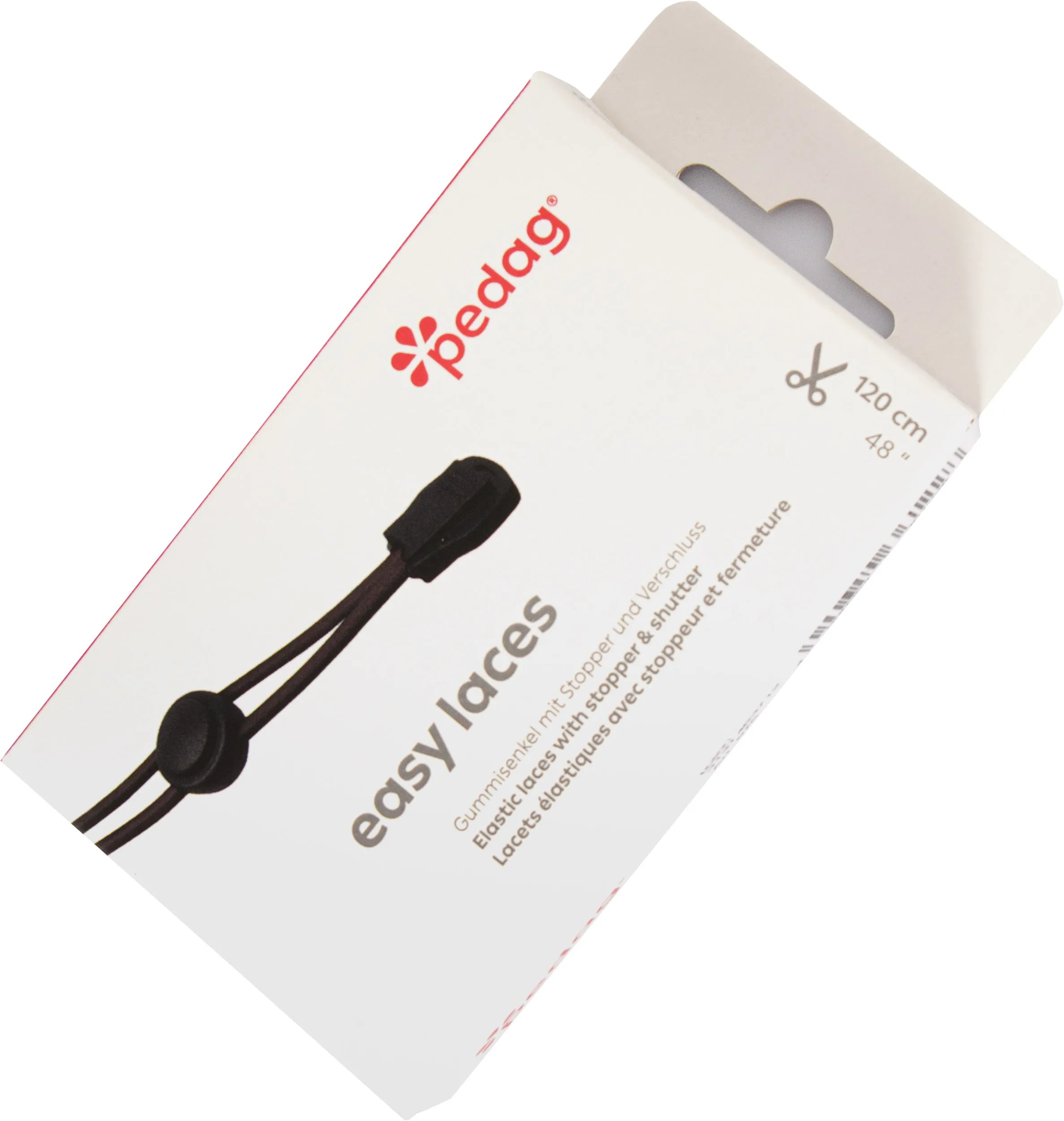 Tkaničky Pedag Easy Laces 120 cm Černá